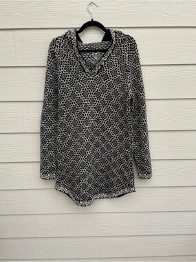 Alpaca Peruvian sweater dress with hood.